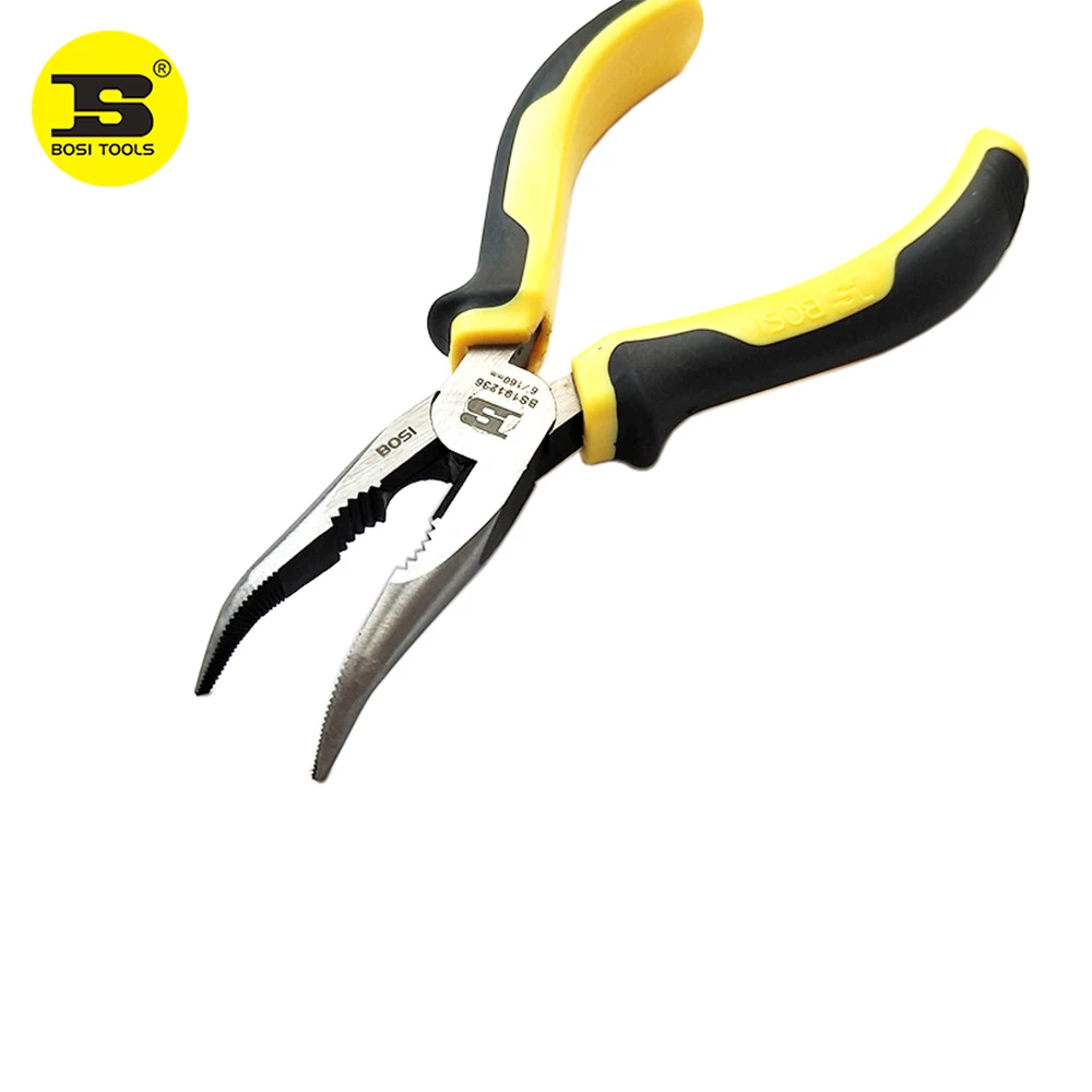 Wholesale SIJIBOSI 6\'\'/160mm Bent Nose Pliers Angle Jaw Tongs