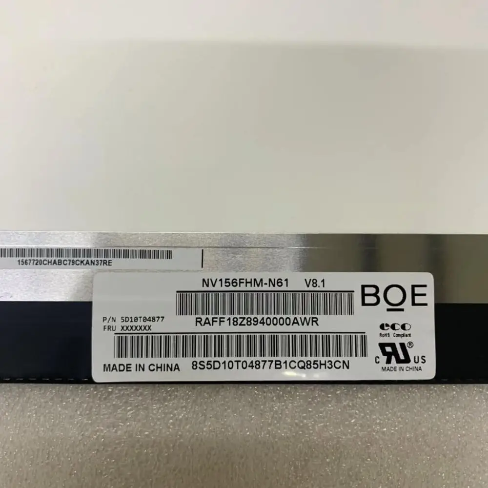 Painel lcd ips de 15.6 polegadas regulável, com display de tela ips 72% x p