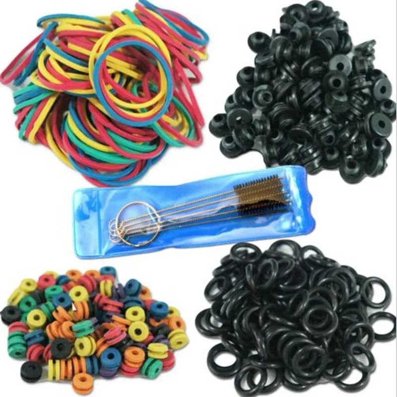 

Hot Selling Tattoo Accessories Tattoo Supplies Rubber + O-Rings A-bar Grommet Nipple Bands machine Cleaning BrushHot