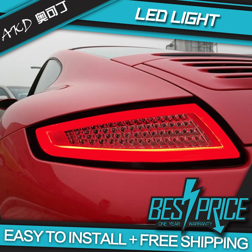 

Car Styling Tail Lamp for Porsche 997 Tail Lights 2005-2008 991 LED Tail Light DRL Dynamic Signal Brake Reverse auto Accessories