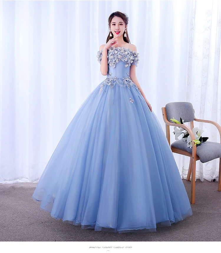 Quinceanera Dresses 2021 New Gryffon Classic Party Prom Ball Gown Off The Shoulder Sweet Floral Print Vestidos Plus Size