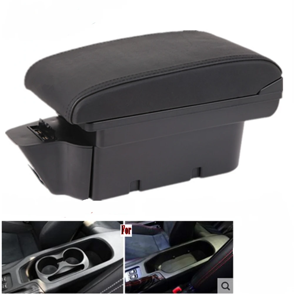 

For Toyota 86 Gt86 Subaru Brz armrest box central Store content Storage box with cup holder USB interface