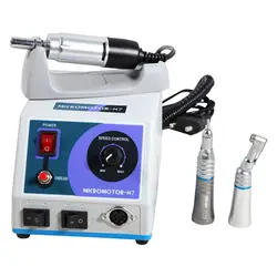 Dental Lab MARATHON N7 Micromotor 35KRPM Straight Contra angle handpiece 110/220V