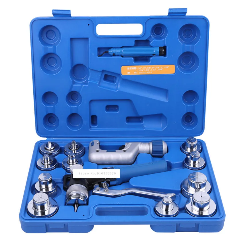 

New Upgrade VHE-42B Hydraulic Tube Expander Kit Pipe Expanding Tool Set Air Conditioning Copper Tube Expander Refrigeration Tool