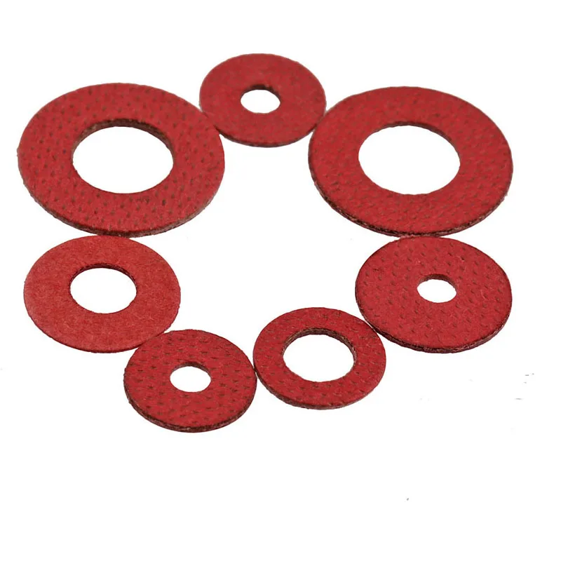 Insulating Spacers Red Screw Insulating Fiber Washers Red Steel Paper Fiber Insulating Flat Washer Insulation Seal Gasket GB