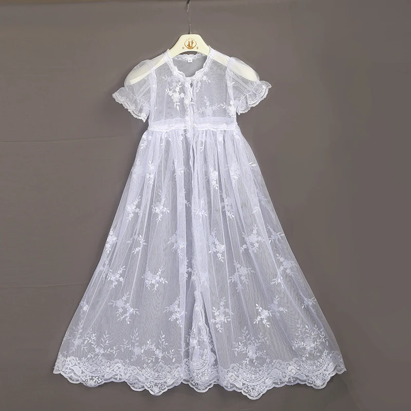 Newborns Dress for Girls Elegant Communion Clothes Christening Baby Clothes First Communion Clothes for Girls Vestido Infantil