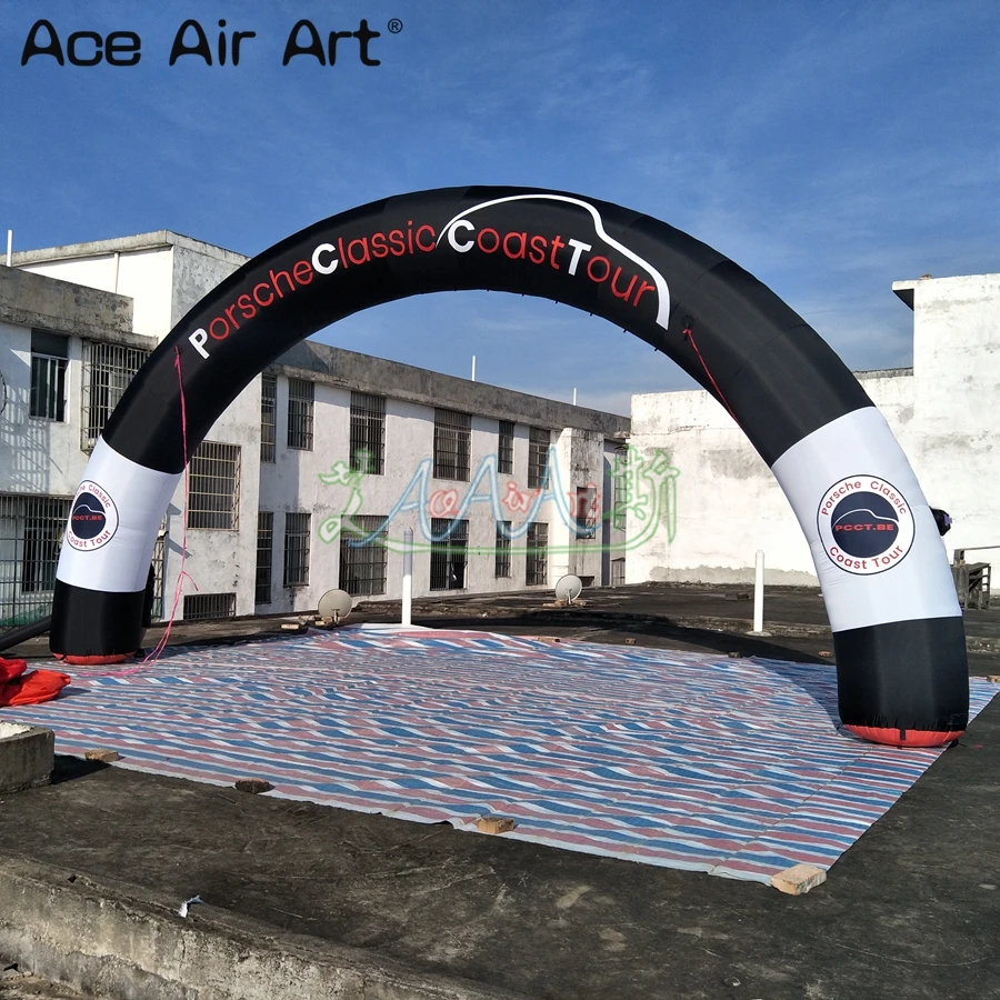 

Standard Race Arch 8m Wide Giant Circular Archway Inflatables Start Finish Line Customized Arches for Sport in Belgium