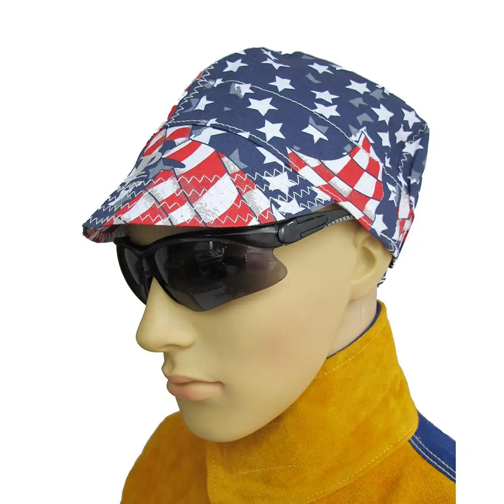 8 Shapes Elastic Welding Hat Sweat Absorption Welders Welding Protective Hat Cap Flame Resistant Head Full Protection Hoods