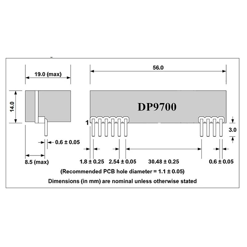 Top Deals SDAPO DP9700-12V PIN TO PIN Docking AG9700 POE Module Pin Embedded
