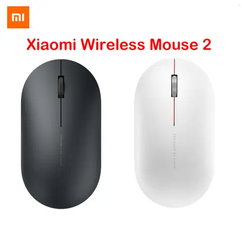 Xiaomi Mi Wireless Mouse 2 Portable Game Mouse 1000dpi 2.4GHz WiFi link Optical Mouse For Macbook Notebook Laptop Portable Mouse