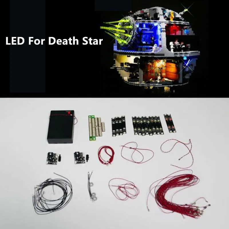 LED Light Set For 75159 Death Star 10143 10188 05063 Building Blocks (NOT Include The Model Bricks)