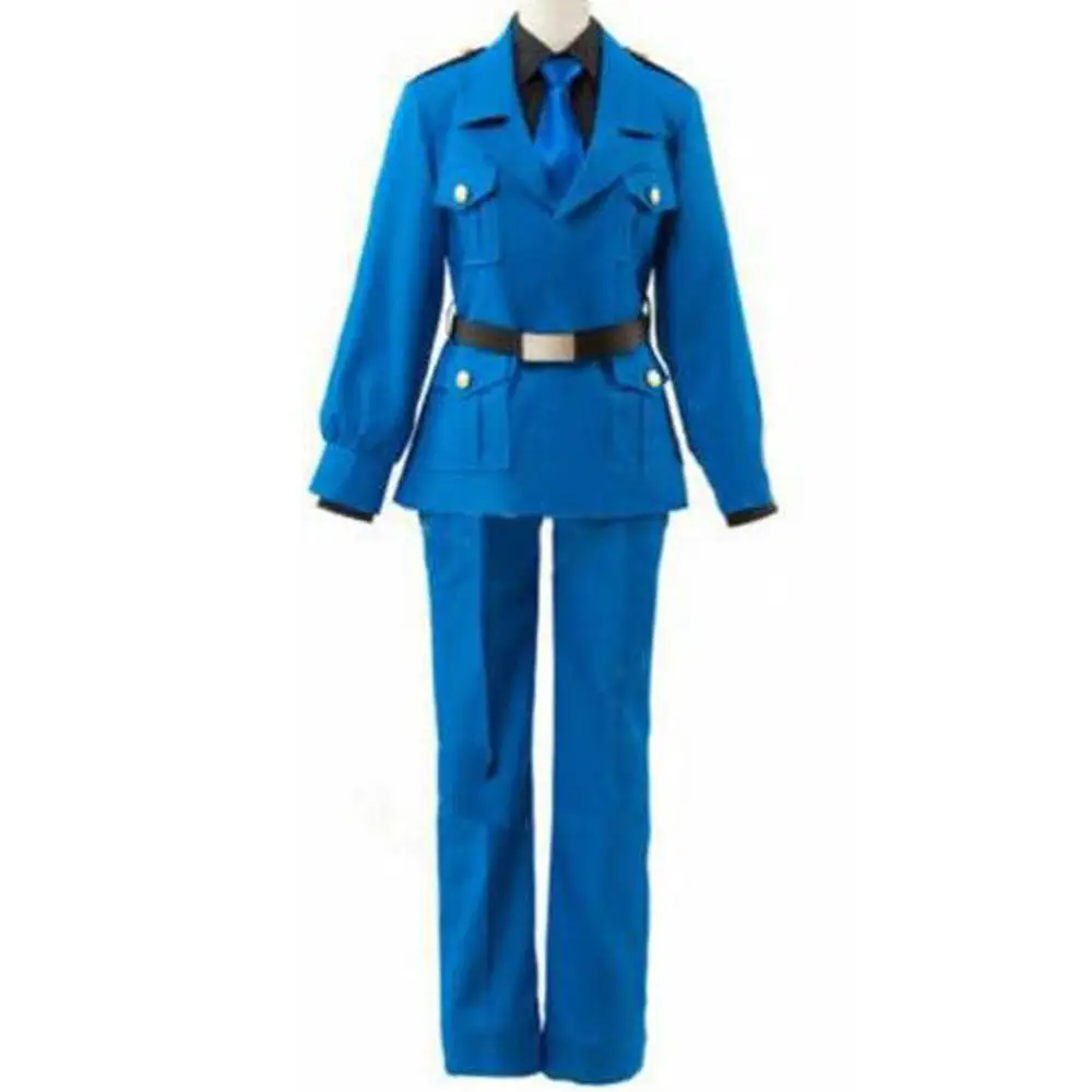 2019 APH Axis Powers Hetalia North Italy Feliciano Vargas Uniform Outfit Cosplay Costume Coat+Shirt+Pants+Belt+Tie