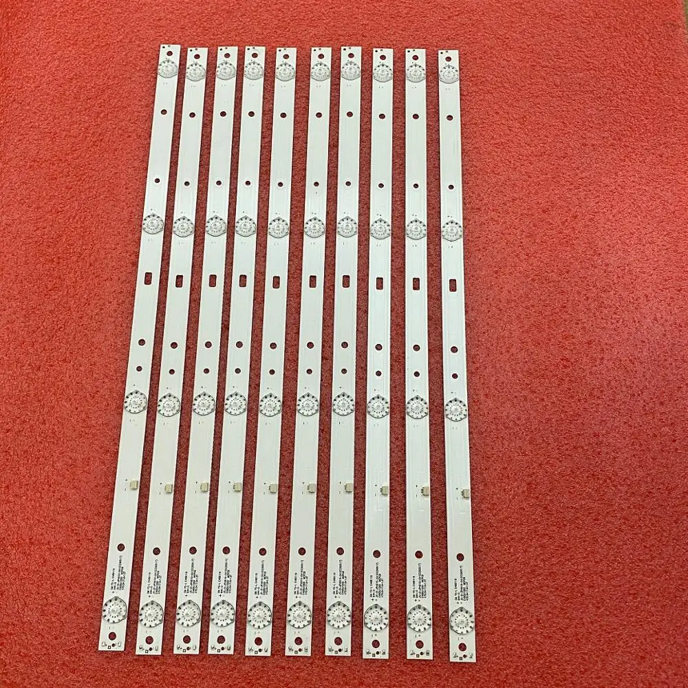 New 10 PCS/set LED backlight strip for CTV5035 SMART CURVED CTV5035SMART E49DU1000 Mcpcb JS-D-JP4910-041EC(60517)