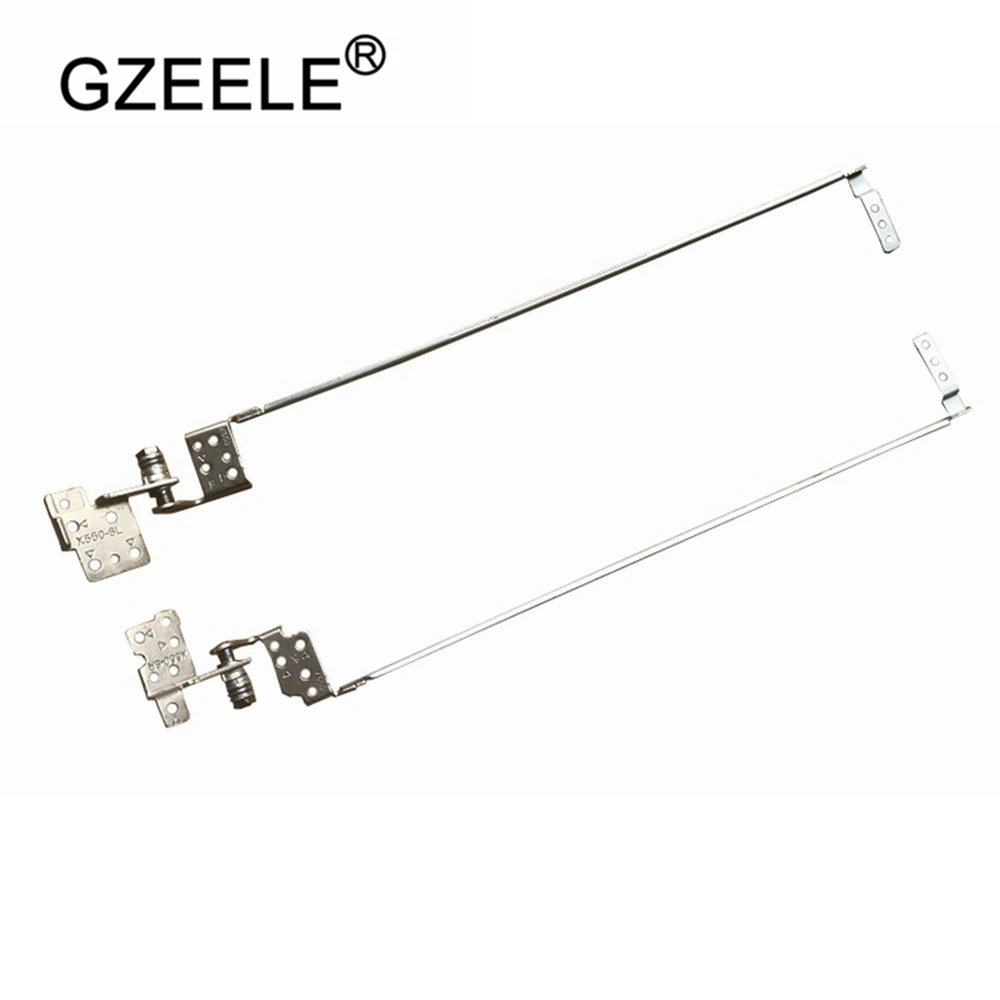 

GZEELE NEW lcd hinges For ASUS F552E X552E Y582 D552 R513 X552M X552C LCD Hinges L&R LCD Display Screen Left Hinge Rail Bracket