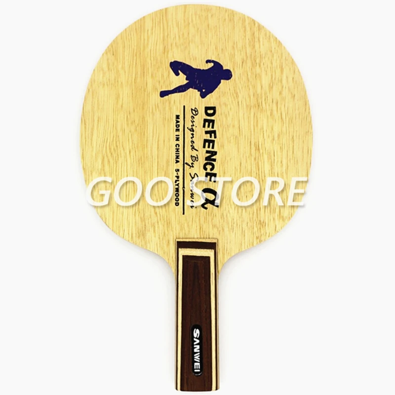 SANWEI Defence Alpha Table Tennis Blade Defensive Play Chop Big Body Chopping Professional SANWEI Ping Pong Racket Bat Paddle