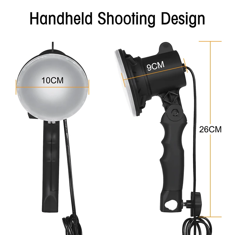 2pc LED Lamp Desktop Photography Studio Light Bulb Portrait Soft Box Fill Light With 2pc 37CM Light Stand Tripod Photo YouTube