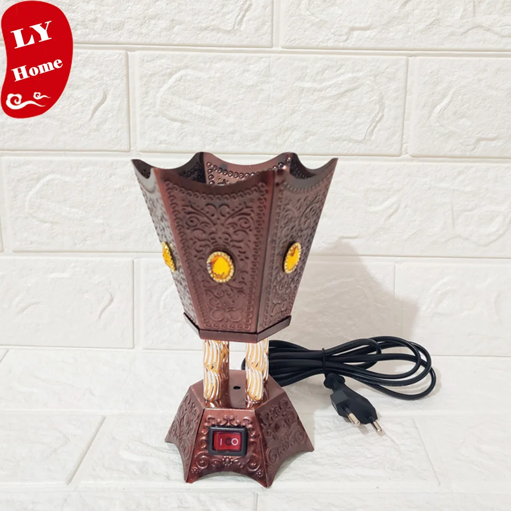 

Ramadan & Eid Electric Incense Burner for Bakhoor - Islamic Metal Oud Holder Arabic Party Gift Home Decor