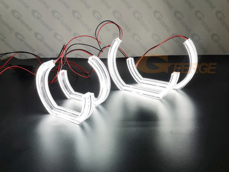 For Bmw 7 Series F01 F02 F03 F04 G11 G12 Ultra Bright Switchback Crystal Dtm M4 Style Led Angel Eyes Kit Halo Rings