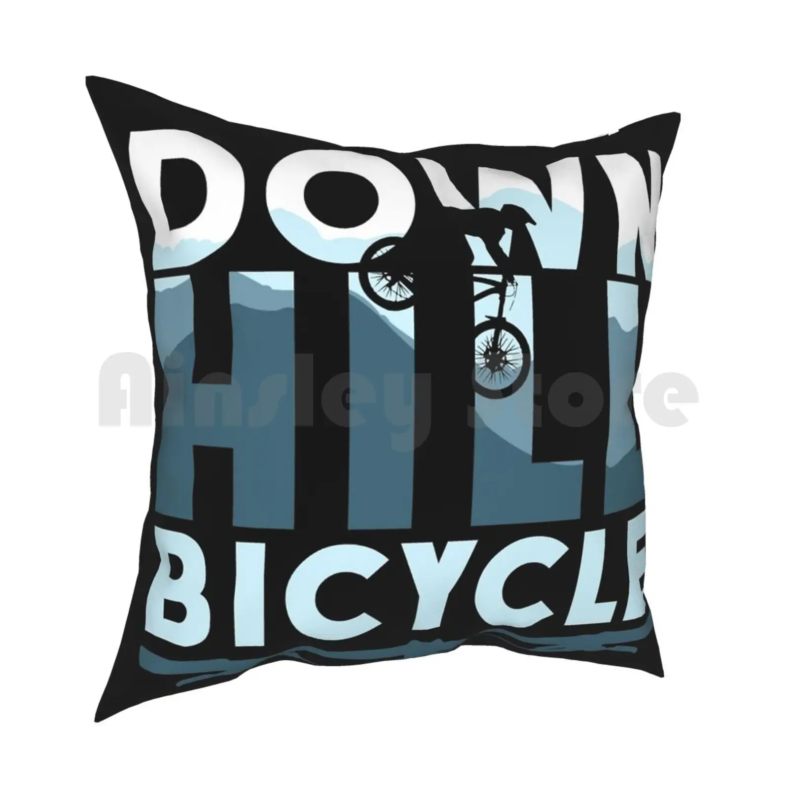 Downhill Bike Slopestyle Bike Dirt Pillow Case Printed Home Soft DIY Pillow cover Downhill Bicycle Bike Slopestyle Jumps