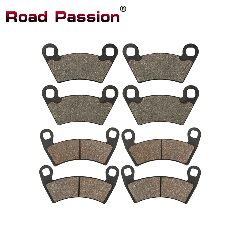 Road Passion Motorcycle Front and Rear Brake Pads for POLARIS 800 Ranger RZR-4 EPS 400 500 700 900 Ranger RZR XP Crew EFI Diesel