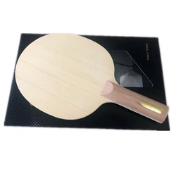 Stuor BLUE carbon Hinoki table tennis blade hinoki wood  ping pong racket 7 layers with fiber carbon fast attack FL ST CS