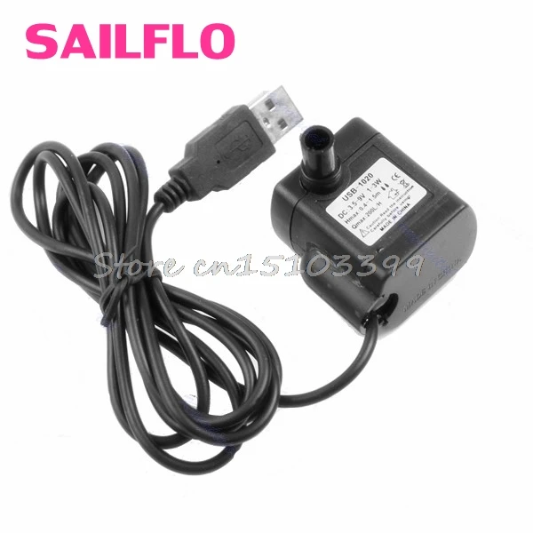 

DC 3,5 V-9V 3W USB погружной фонтан Пруд водяной насос аквариумный аквариум Горячая Прямая поставка
