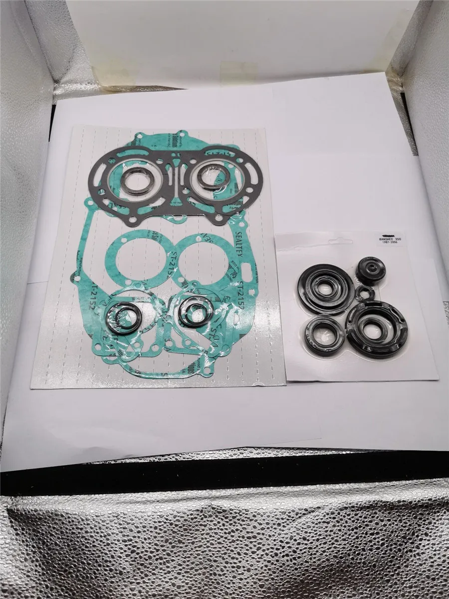 Engine Gasket Set With Oil Seals Complete Kit for Yamaha Banshee 350 YFZ350 1987-2006