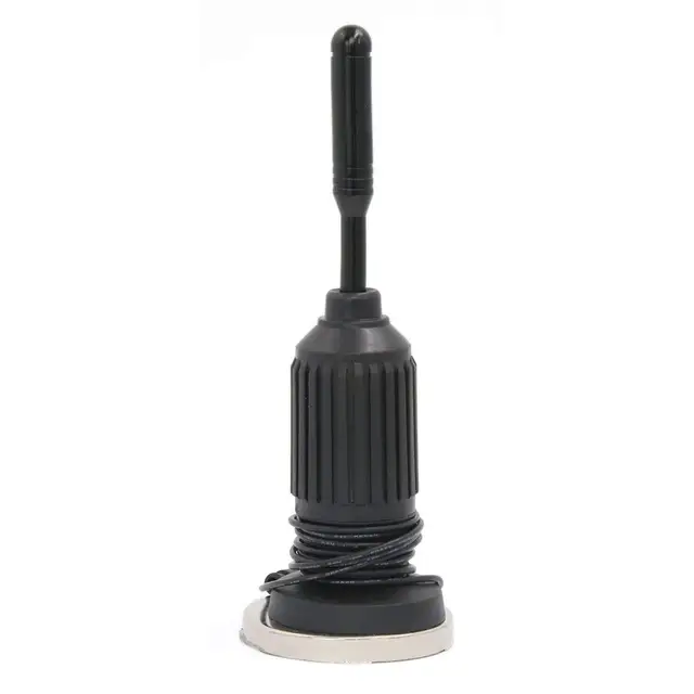 Podstawa magnetyczna uxcell Automotive na dach samochodowy antena FM/AM antena czarna 1601056/S5404 przewód połączeniowy radia