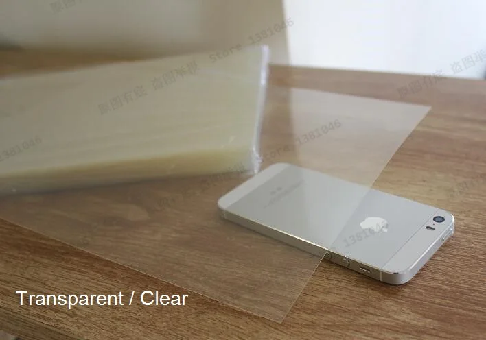 10 Sheets Assorted Color Clear Transparent Acetate PVC Plastic Binding Cover Thickness 120micron