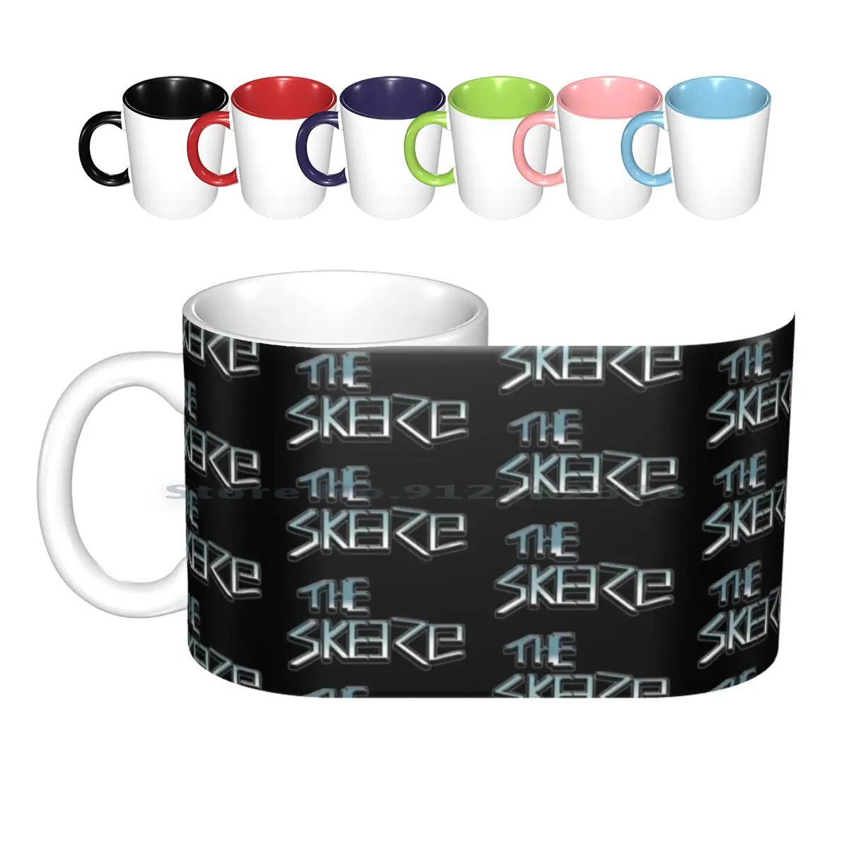 The Skeeze-From Ceramic Mugs Coffee Cups Milk Tea Mug The Skeeze Band Heavy Metal Canadiana Acoustic Guitar Cajones Creative