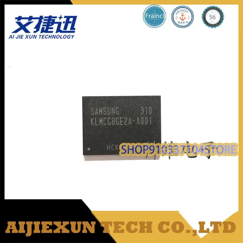 2pcs/lot KLMCG8GE2A-A001 169pins 64G memory IC chips new and origianl