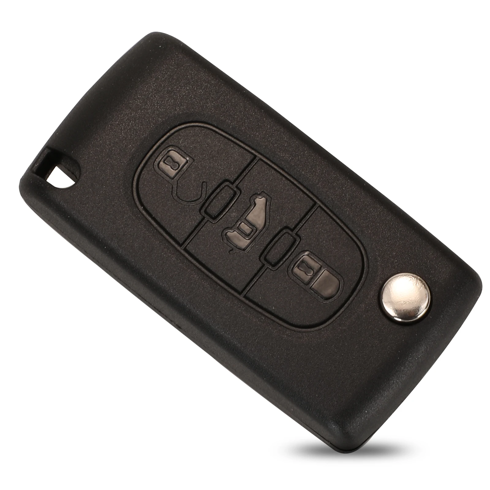 jingyuqin 3 BTN Flip Remote Car Key Shell Case  For Peugeot Partner Expert For Citroen Berlingo Dispatch Ce0523 ce0536 HU83/VA2