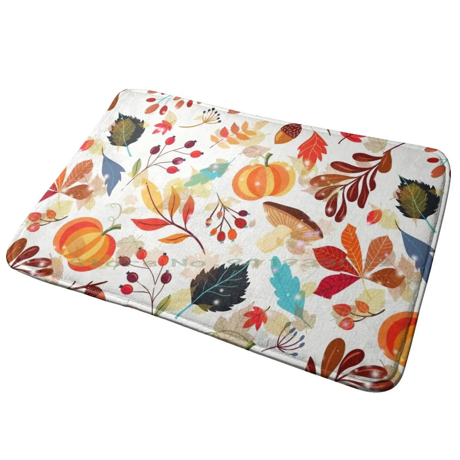 Herfst Festiviteiten Toegangsdeur Mat Badmat Kleed Kat Miauw Kitten Kitty Vlinderdas Kerst Hond Puppy Schattige Dier Snorharen Ogen