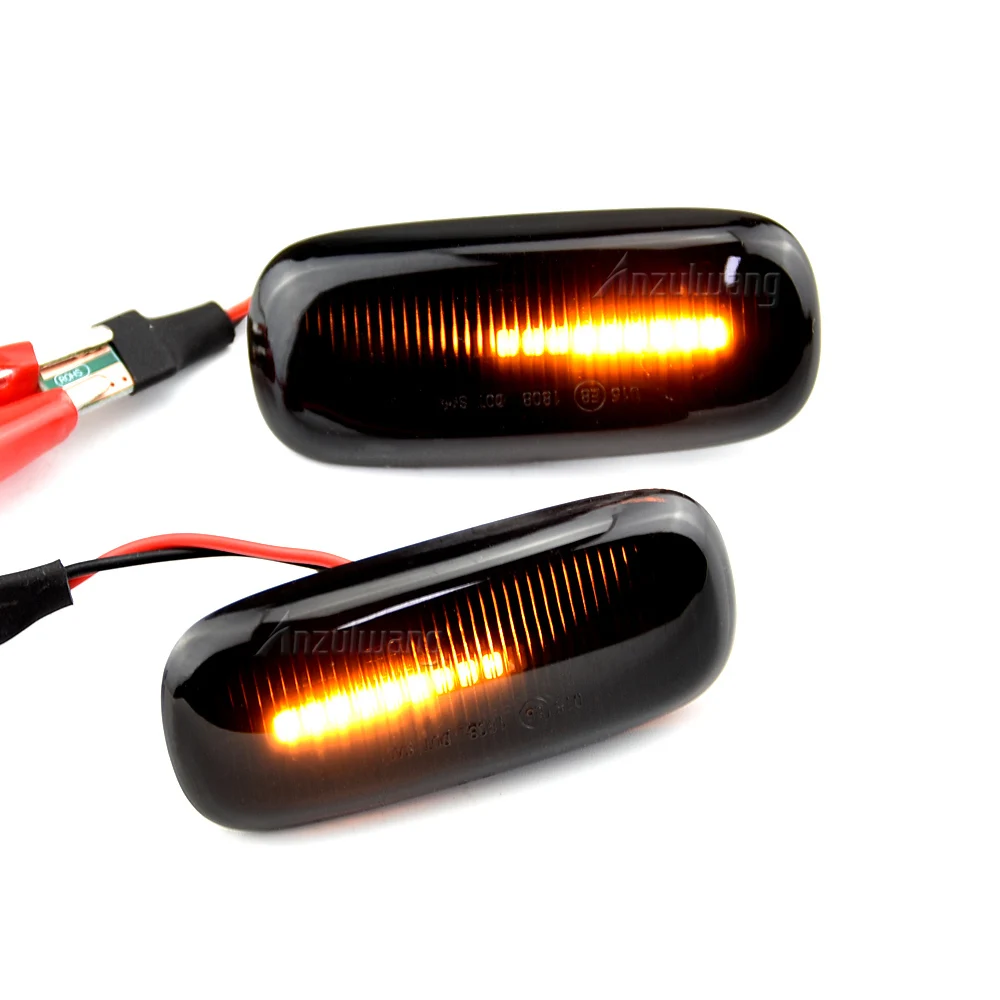 For Audi A2 A3 8L A4 B5 4B C5 A8 4D TT 8N Led Dynamic Side Marker Turn Signal Light moving Sequential Blinker Light 2Pcs