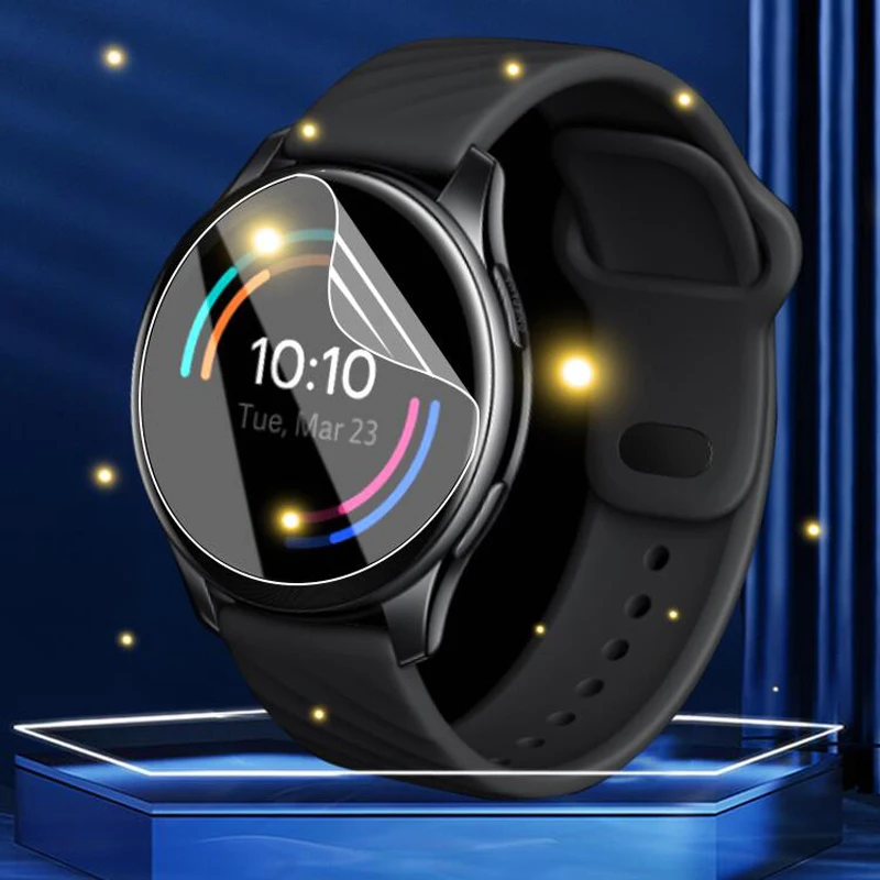 Bộ 5 TPU Trong Suốt Màng Bảo Vệ Đồng Hồ Thông Minh Smartwatch Vệ Cho Oneplus Full Màn Hình LCD Màn Hình Bảo Vệ Một Trong Những Cộng Đồng Hồ Thông Minh bao Da