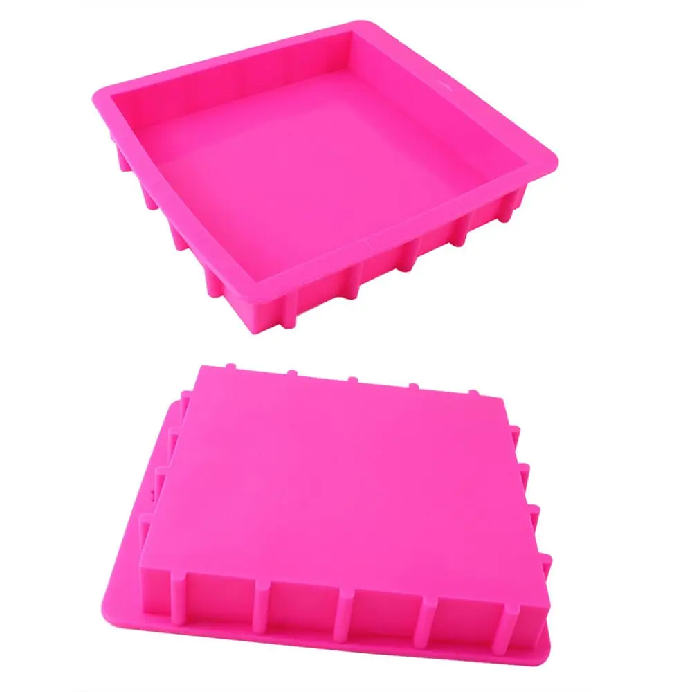 

3000ML Big Capacity Square Rendering Soap Silicone Mold DIY Craft Mould For Handmade Soap Making Loaf Toast Thickened Soap Mould