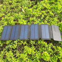 Folding Portable Solar Panels Charger 10W 5V 2.1A Sunpower foldable Solar Panel charge battery for mobile phone outdoor camping