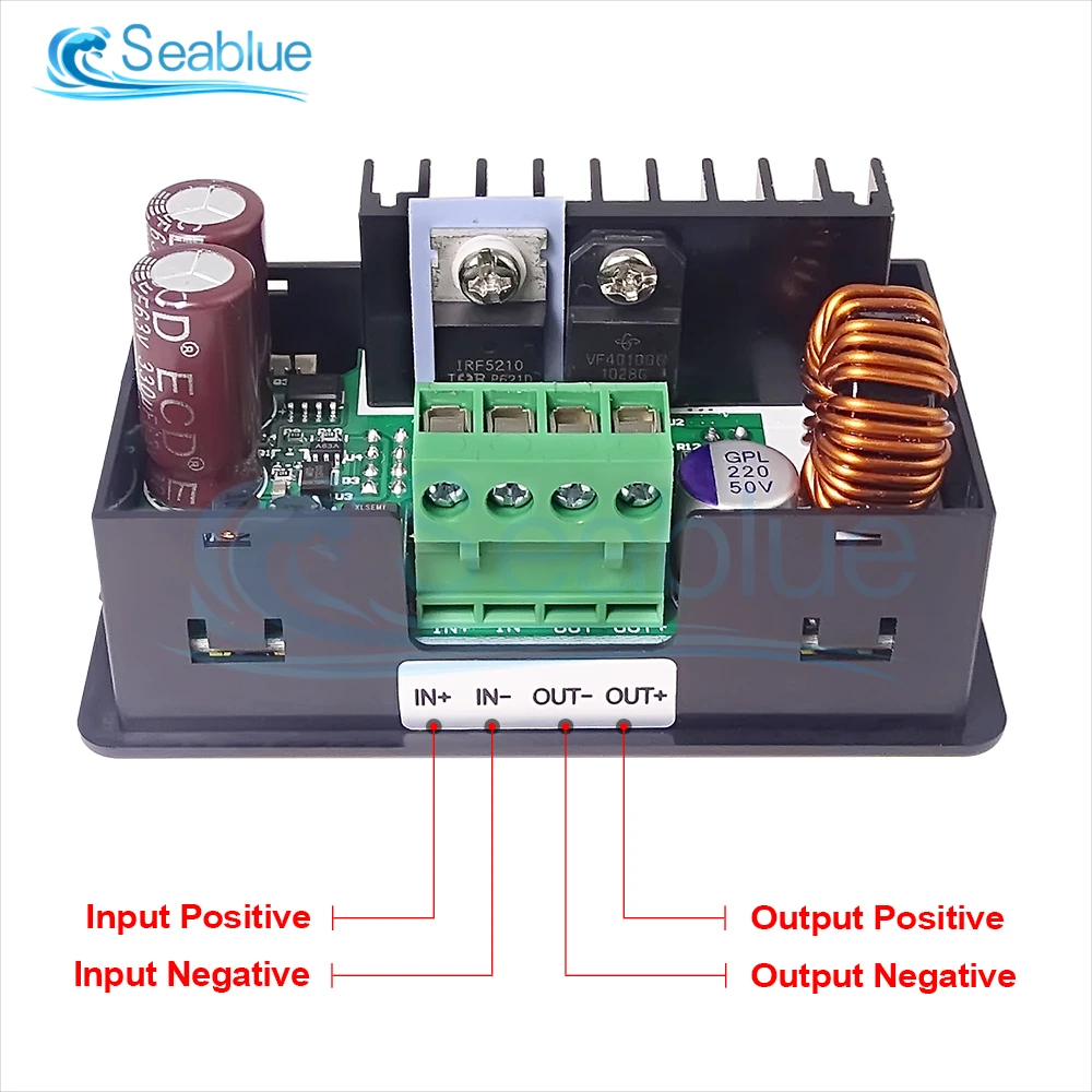 DPS5005 50V 5A Communication Constant DC-DC Voltage Current Step-down Power Supply Module Buck Voltage Converter Voltmeter