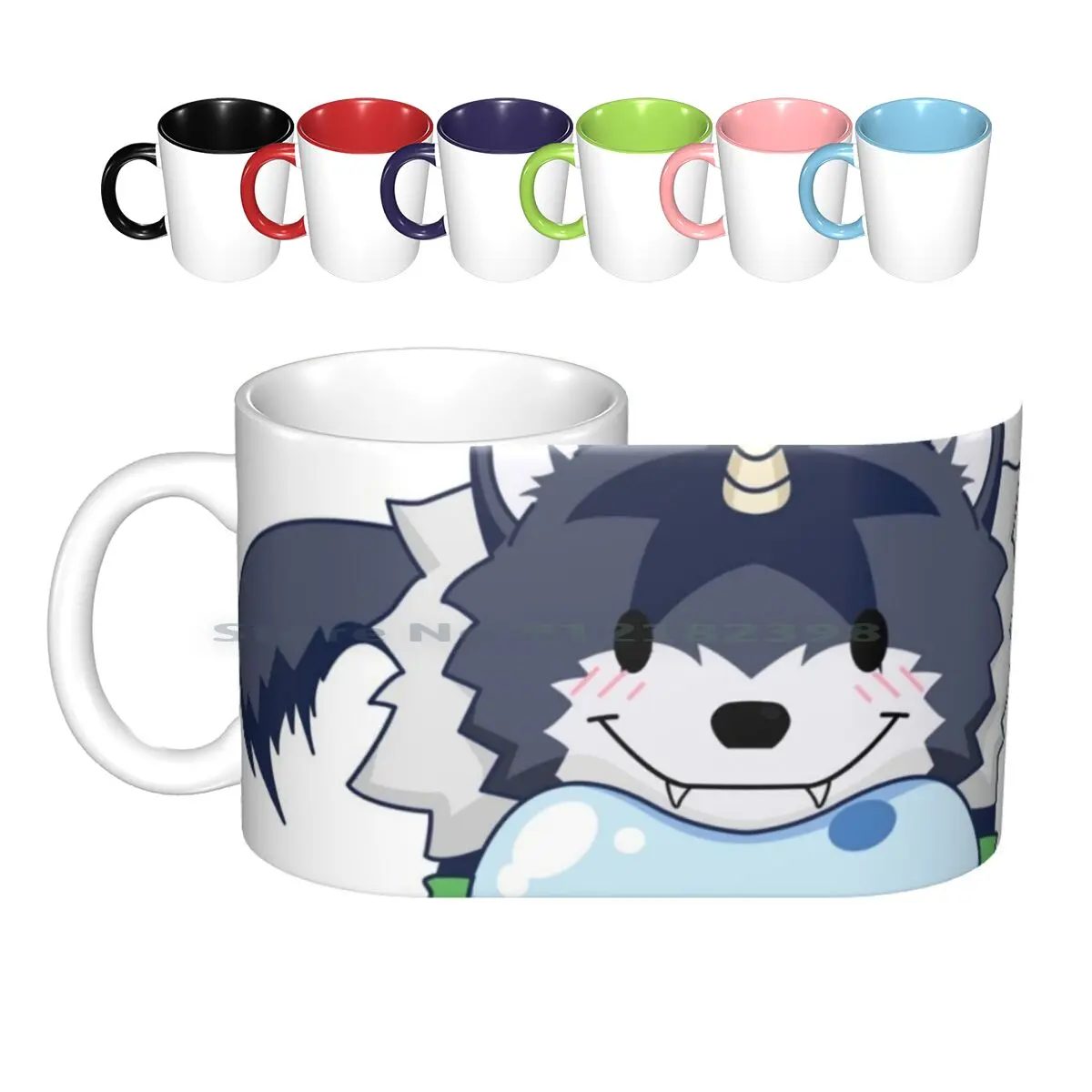 Ranga Rimuru Tempest Chibi Ceramic Mugs Coffee Cups Milk Tea Mug Ranga Rimuru Slime That Time I Got Reincarnated As A Slime