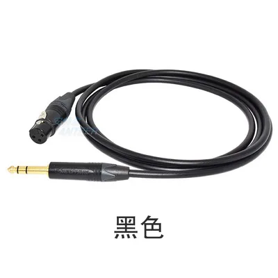 Canare custom 6.35 direct microphone three core Neutrik XLR TRS balanced audio XLR Cannon cable 6.35mm Male to XLR Female Stereo