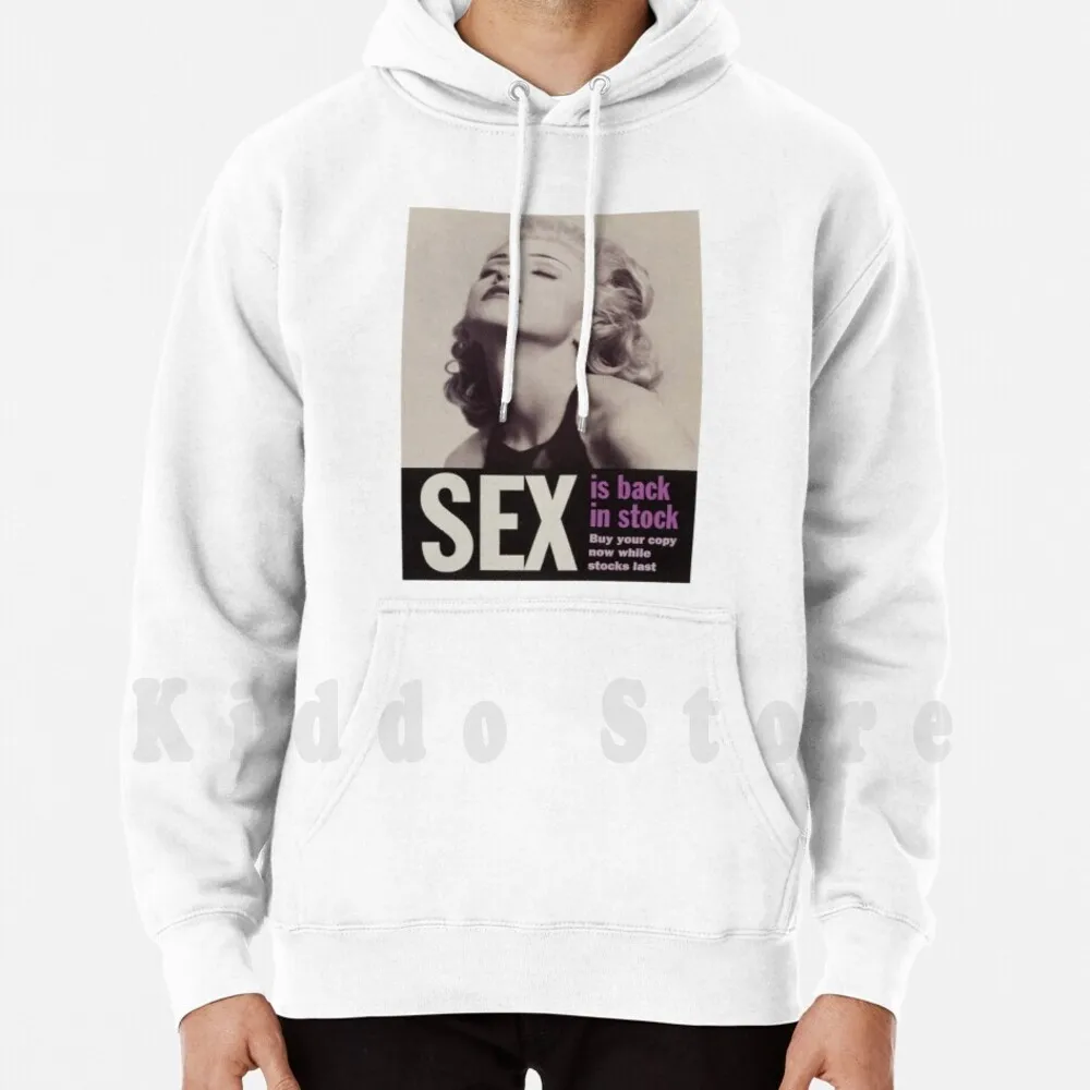 1992 Sex Promo Poster Hoodies Long Sleeve Erotic Sex Justify My Love 90s 1992 Fever Girlie Show Tour Vintage