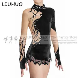 Custom Design girls Artistic Gymnastics leotards collant Dress Ballet Skating Dress Child Rhythmic Gymnastic leotards for stage