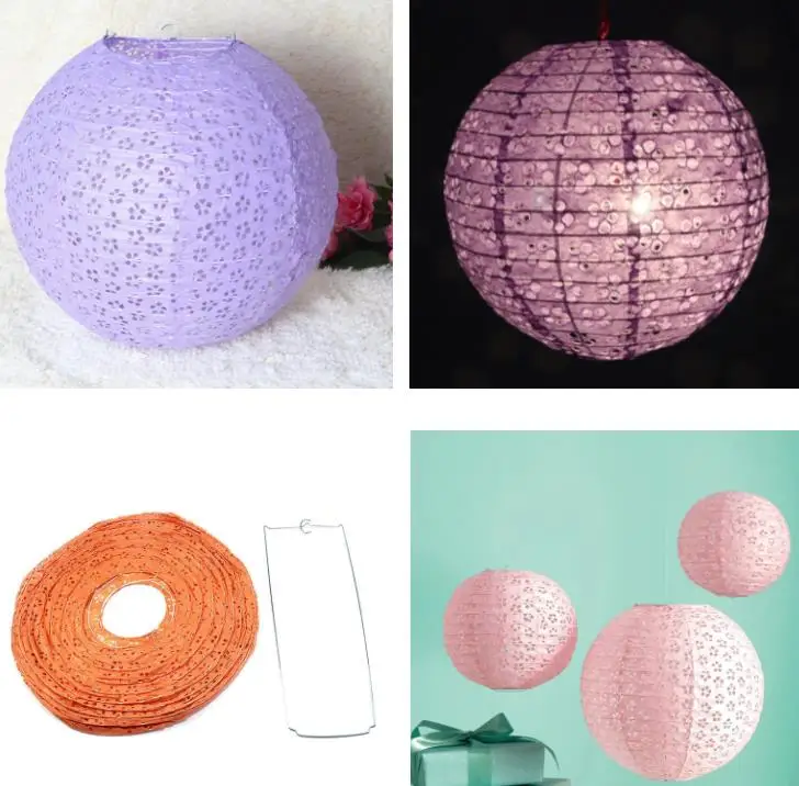 10/15/20/25/30/35/40cm Chinese Hollow Paper Lanterns Round Paper Balls Lamp Wedding Christmas Halloween Party Lampion Decoration