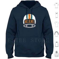 Miami Retro Helmet-Aqua Hoodies Fins Vintage Retro Dan Marino Dolphins Football Jay Cutler Dont Care Josh Rosen