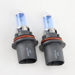 2x HB5 9007 Super White 12V 100/80W Car Halogen Lamps Automotive Bulbs Headlights Dark Blue Glass