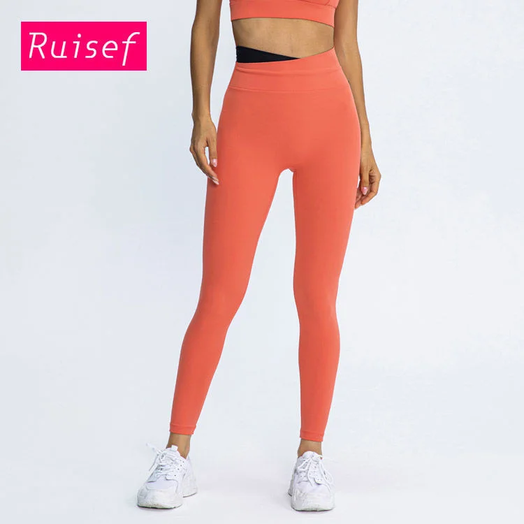 

Leggings Women Fitness Yoga New Pants Women's Elastic Running Pants Yoga Pants Pantalones De Mujer Leggins