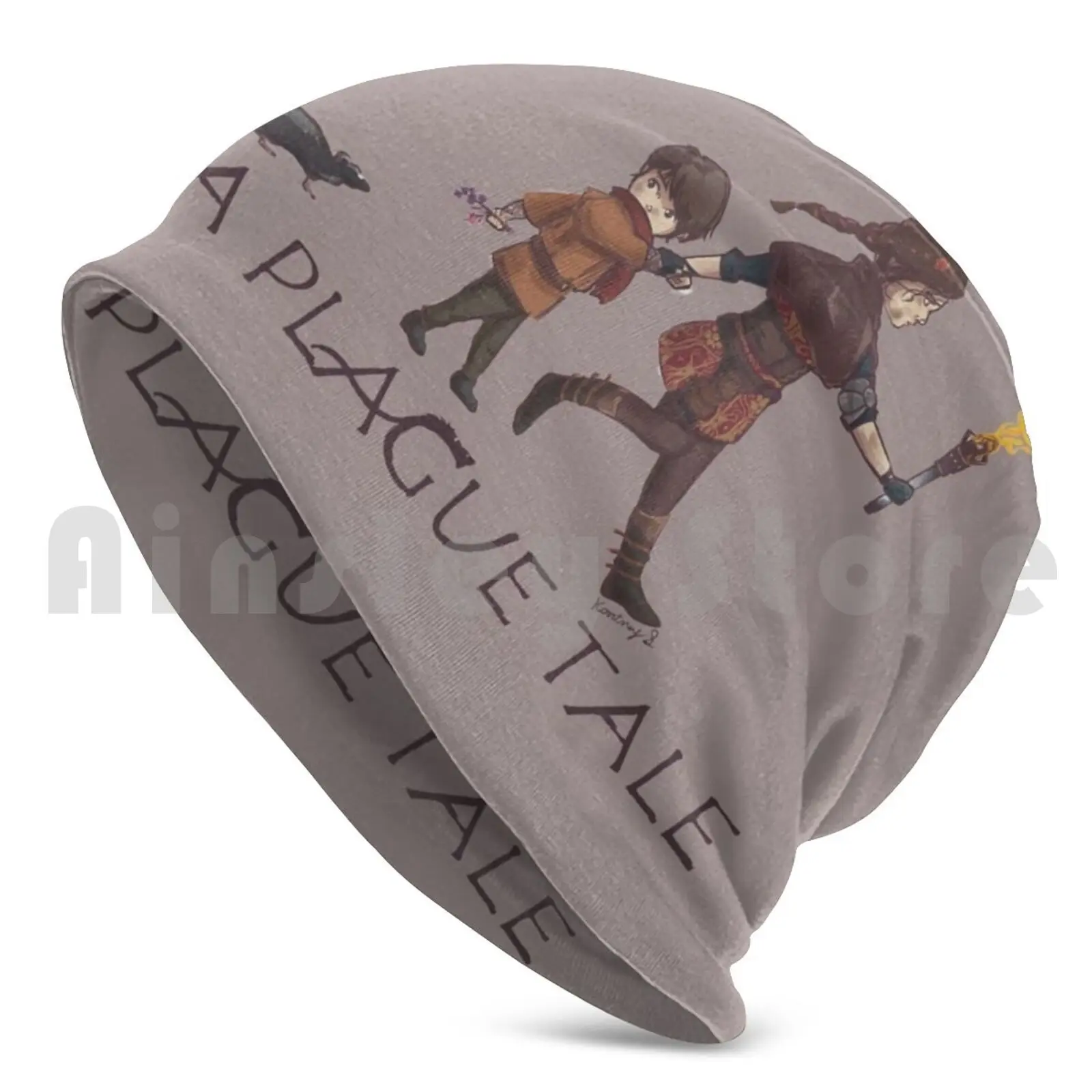 A Plague Tale Illustration Beanies Pullover Cap Comfortable A Plague Tale Video Games