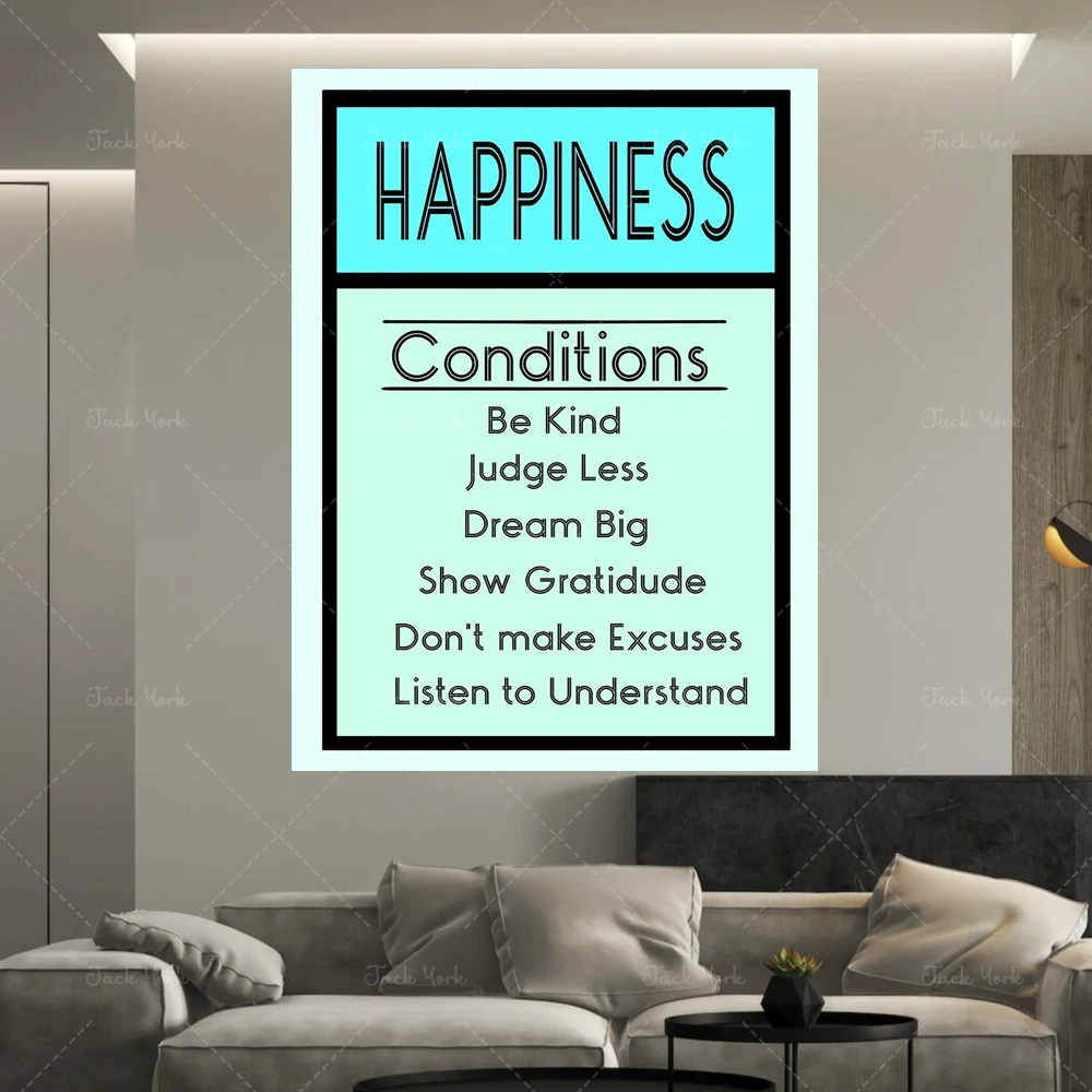 Conditions For Happiness Poster