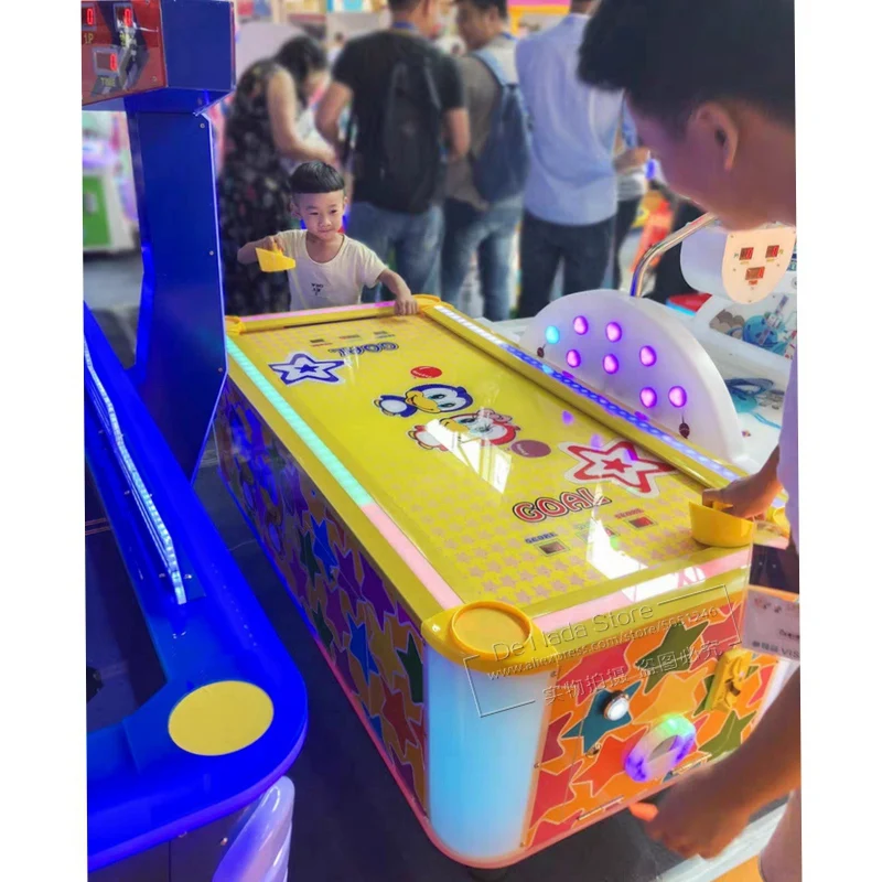 Indoor Playground Stars Air Hockey Table Lottery Tickets Redemption Arcade Machine Coin Operated Game Machine