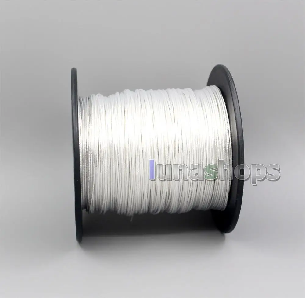 LN005332 200m Hi-Res Extreme Soft Pure 7n 99% OCC+ Silver plated Alloy 100*0.05  Insulating Wire Diameter:0.9mm(±0.3mm)